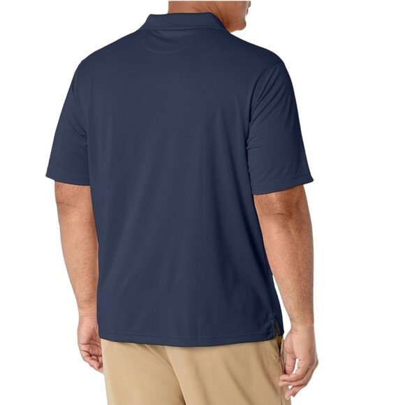 NWT Amazon Essentials Regular-Fit Quick-Dry Golf Polo Shirt XS Navy Blue NEW - Picture 2 of 3